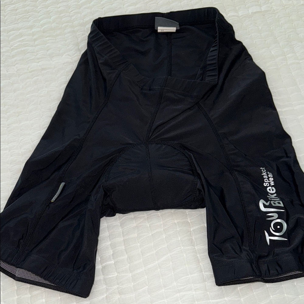 Tour Bike Spakct Wear Black Cycling Shorts, Mens LRG